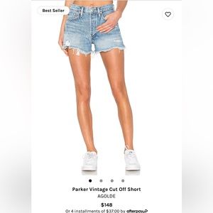 Agolde Parker Vintage Cut Off Short